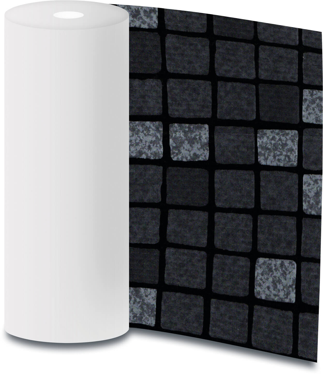 Elbe Exclusive Line Pool liner PVC silver black 25m type Pearl 1.65m