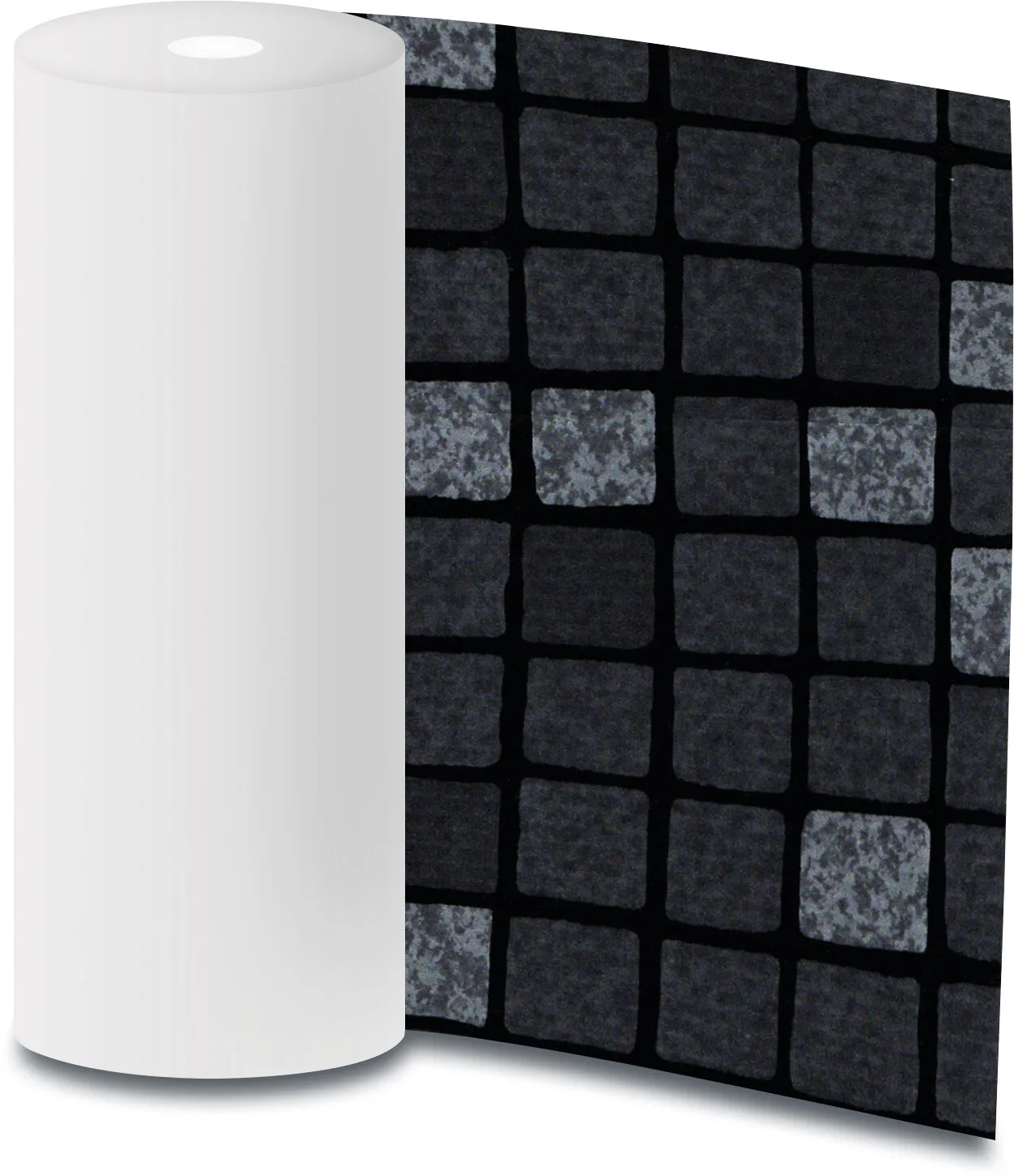 Elbe Exclusive Line Pool liner PVC silver black 25m type Pearl 1.65m