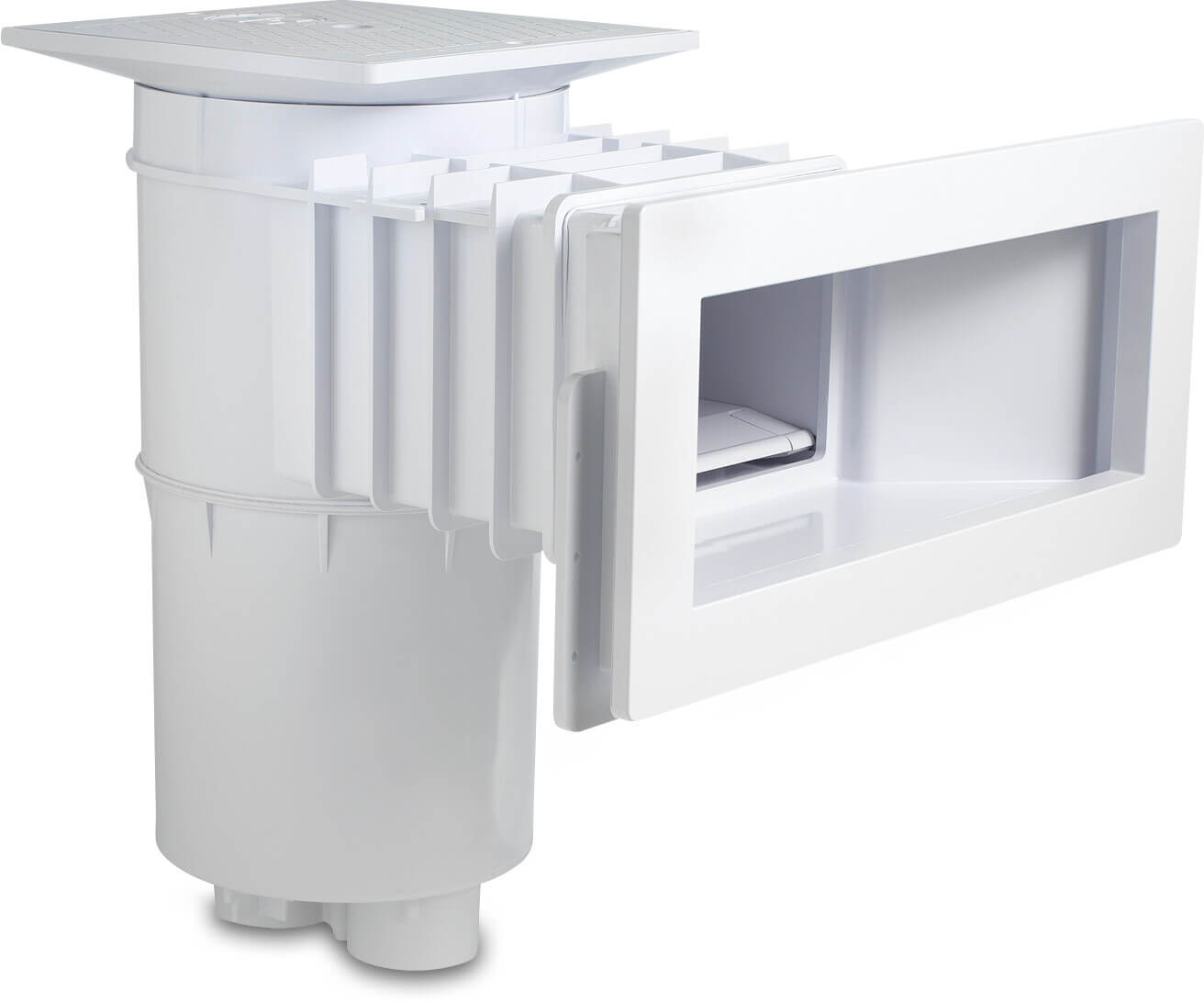 Hayward Skimmer wide ABS 2" female thread white rectangular type Auto-Skim Large