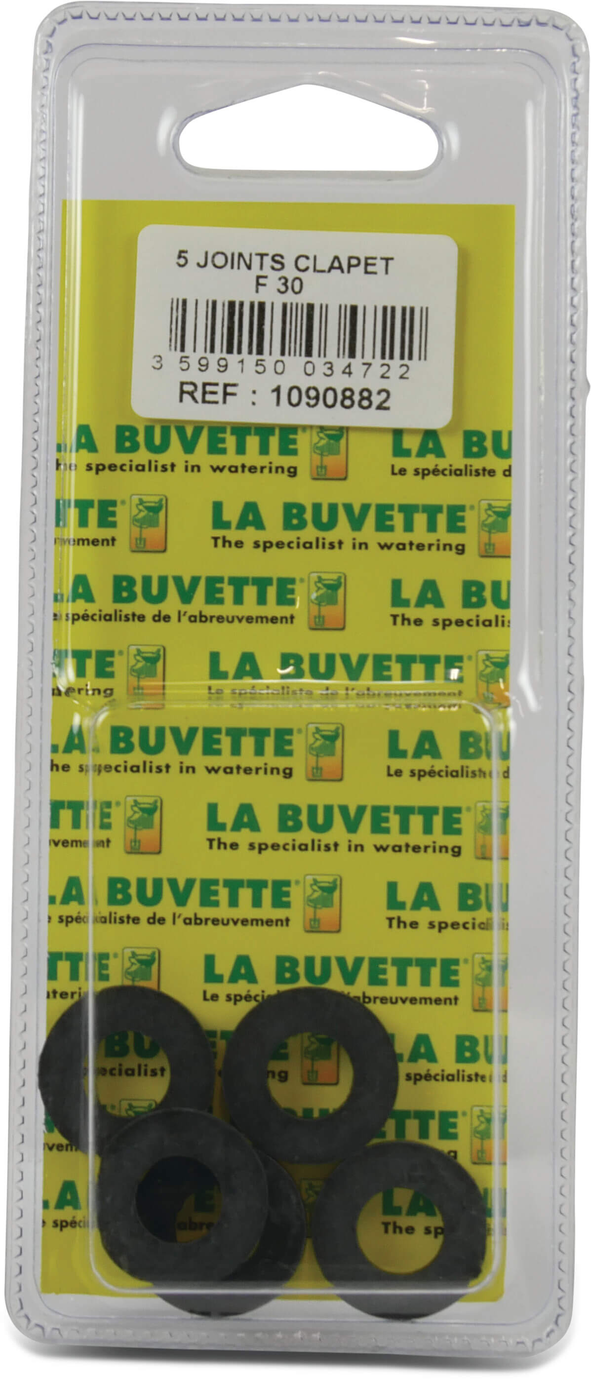 La Buvette Ventiltætning F 30 (x5) blisterpakke