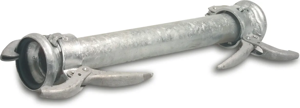 Quick coupler steel galvanised 159 mm female part Perrot type Perrot