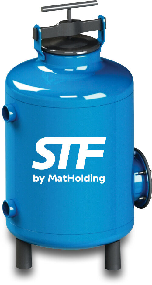 STF Stahlfilter carbon steel ST37.2 Epoxybeschichtung 20" Innengewinde 8bar Blau Typ F620