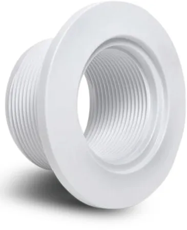 Hayward Inlet fitting ABS 2" x 1 1/2" male thread white concrete pools