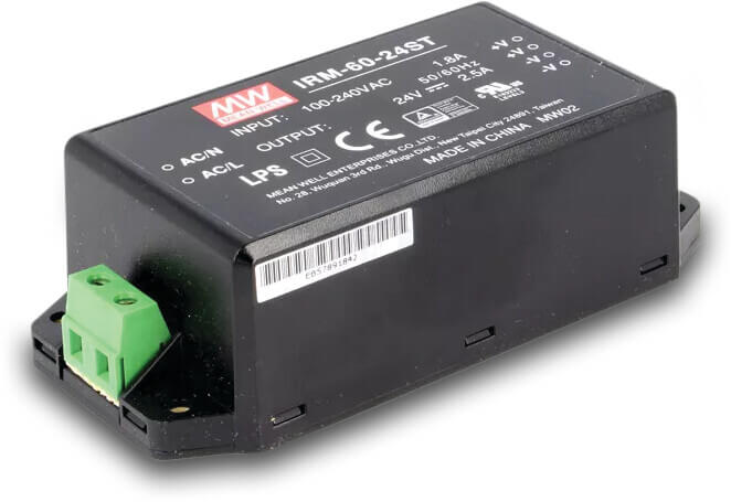 Transformer 24VDC white 60W