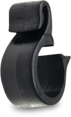 Hook for pipe PP 20 mm black
