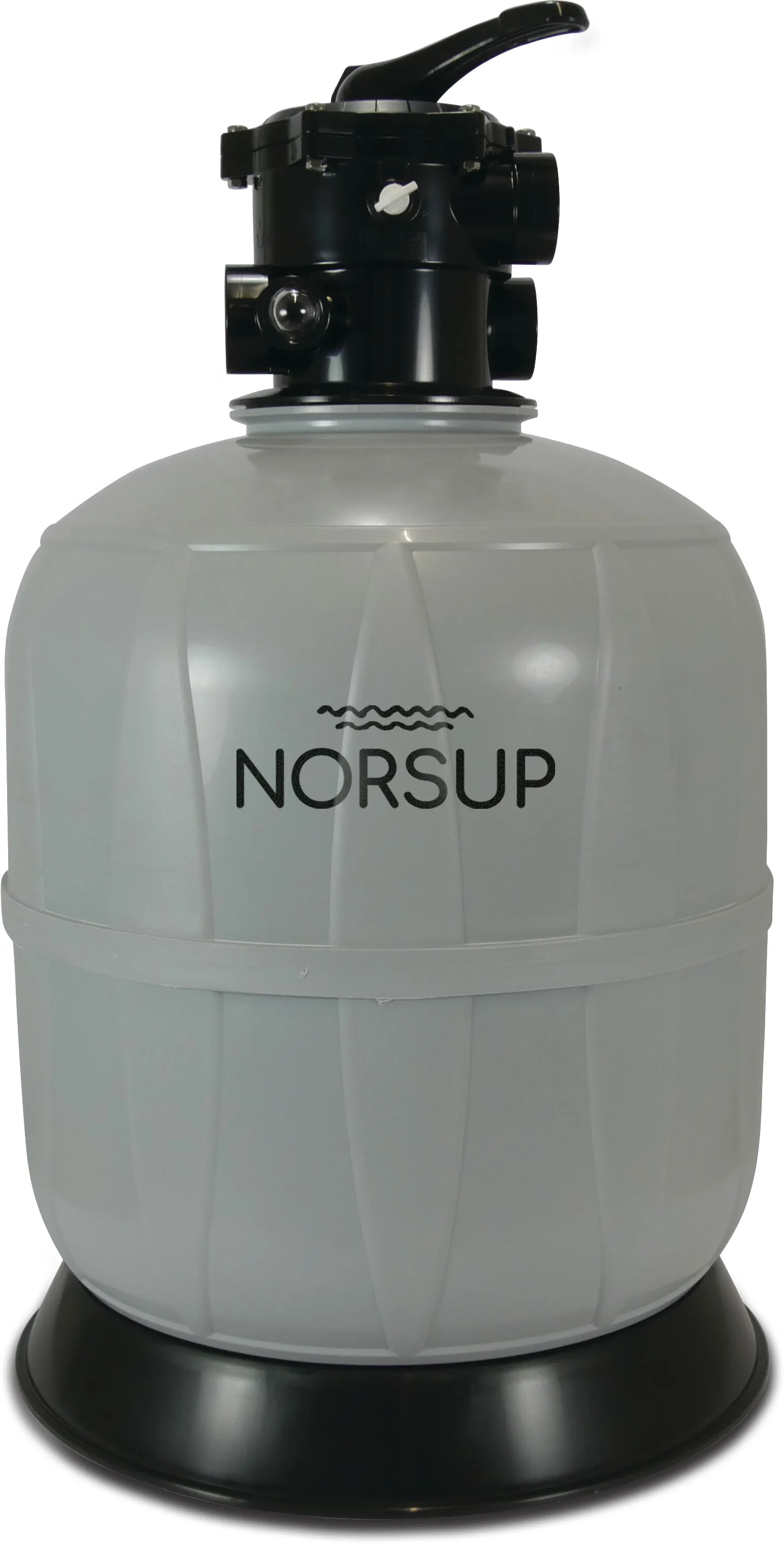 Norsup Sandfilter PP 50 mm / 1 1/2" invändig gänga 3,75bar grå type T620