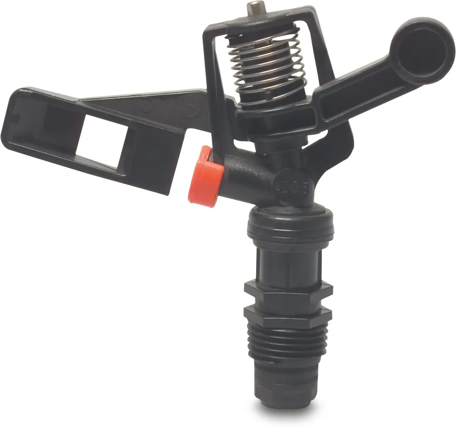 NaanDan Full circle sprinkler plastic 1/2" male thread 2,8 mm orange type 5024 SD 12°