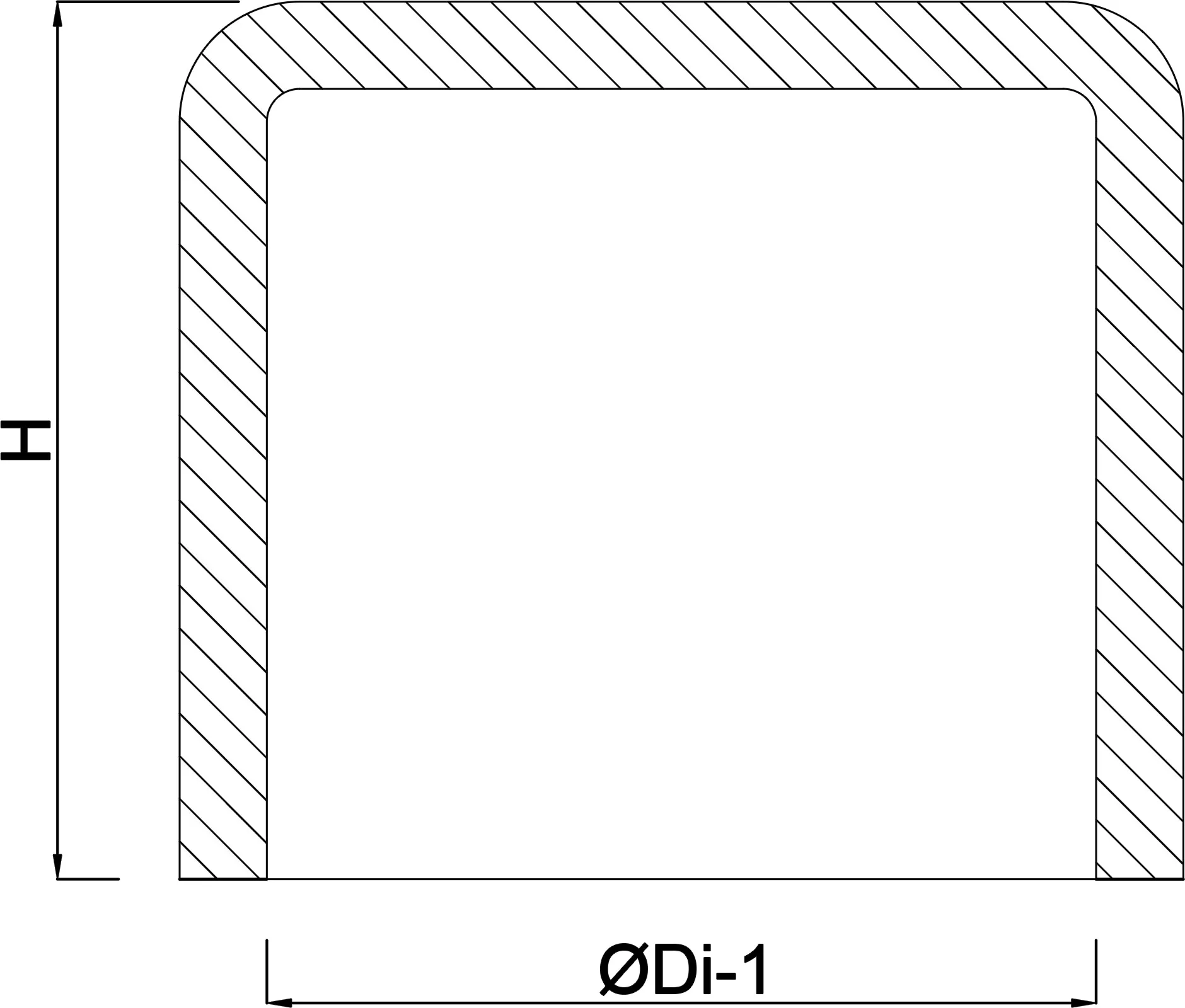 Drainage cap PVC-U 125 mm glue socket grey KOMO