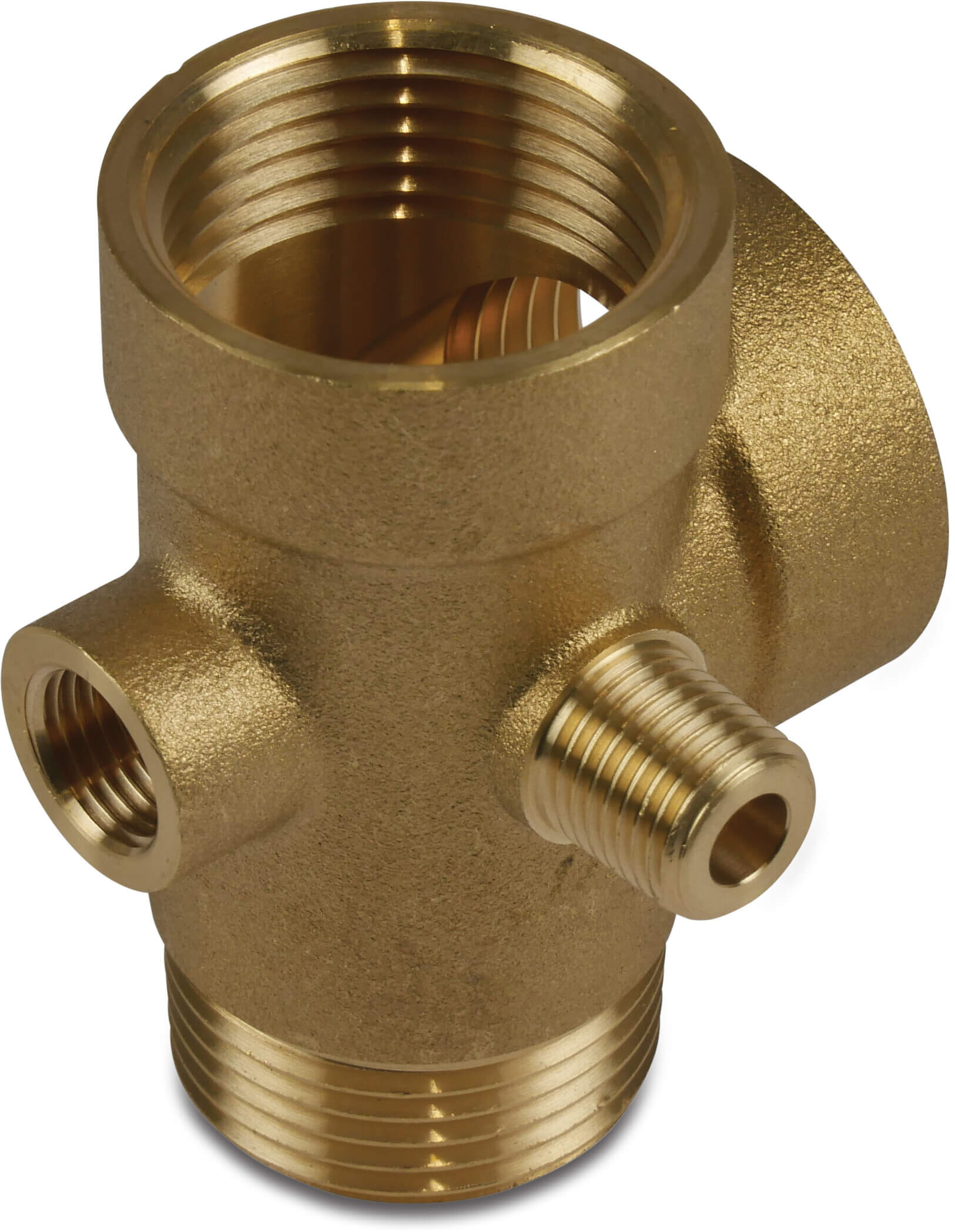 Profec Connector brass 1" female thread x female thread x male thread type 5-way