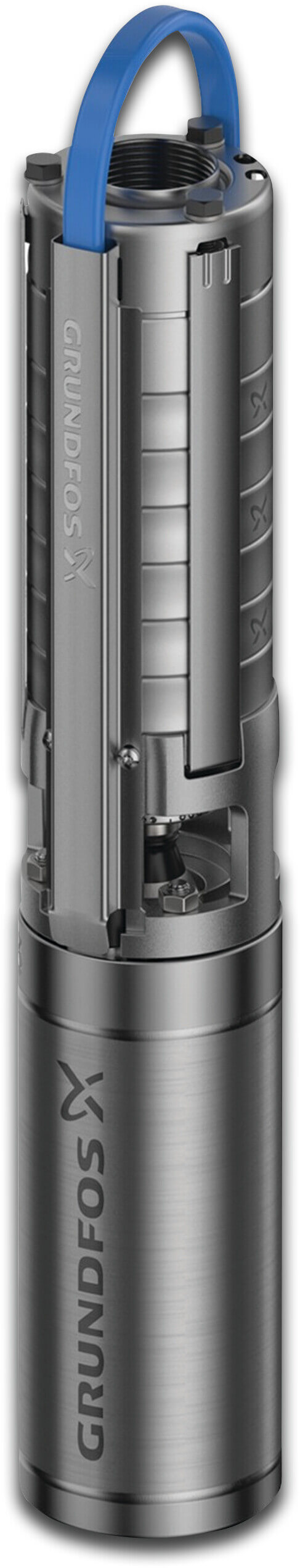 Grundfos 4" Tauch-Brunnenpumpe Edelstahl 1 1/4" Innengewinde 7.1A 230VAC Typ SP1A-36