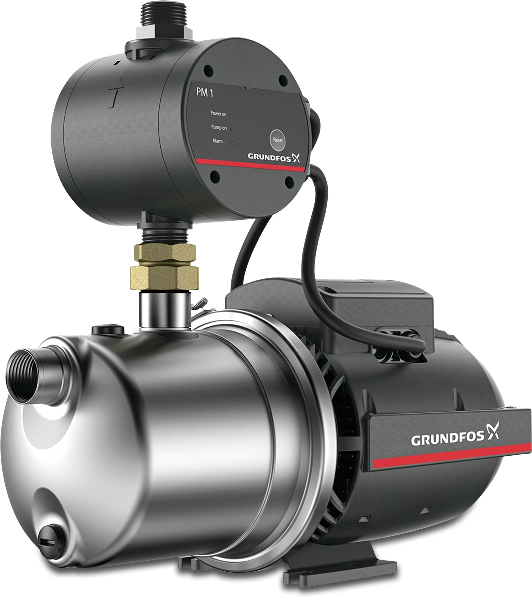 Grundfos Zestaw samozasysającej pompy do podnoszenia ciśnienia stal nierdzewna 1" GW 230VAC typ JP4-47 PM1