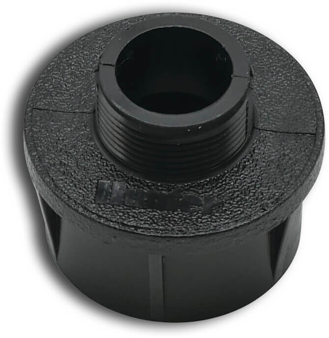 Hunter Dyse overgang plastik 1/2" udvendig gevind sort type Pro Spray-00
