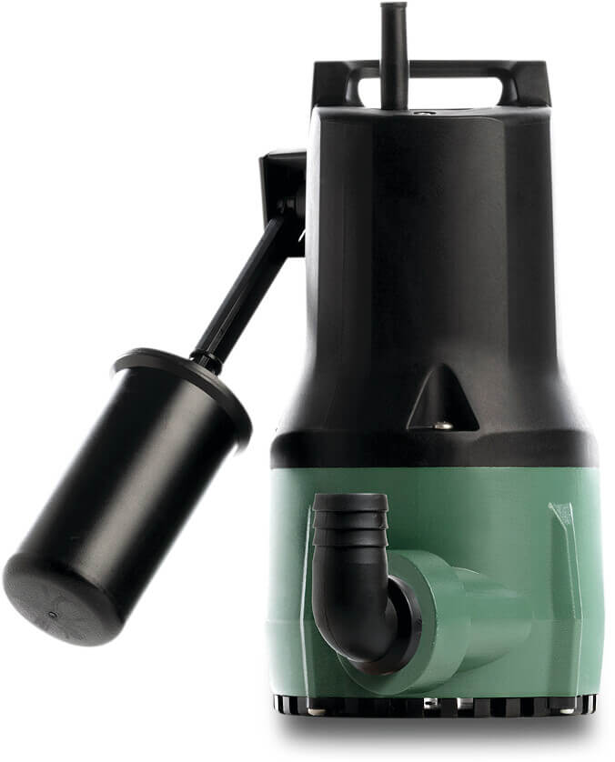 DAB Tauchpumpe Technopolymer 1 1/4" Innengewinde 1,6A 230VAC Grün Typ NOVA 300 M-A mit Schwimmer
