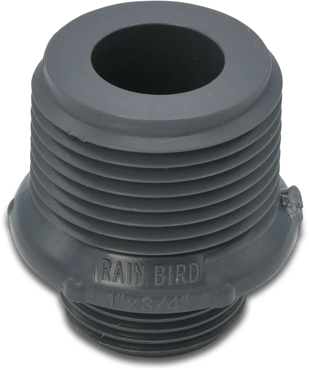 Rain Bird Verschraubung PVC 1" x 3/4" Außengewinde 10bar Grau Typ RB1282-131