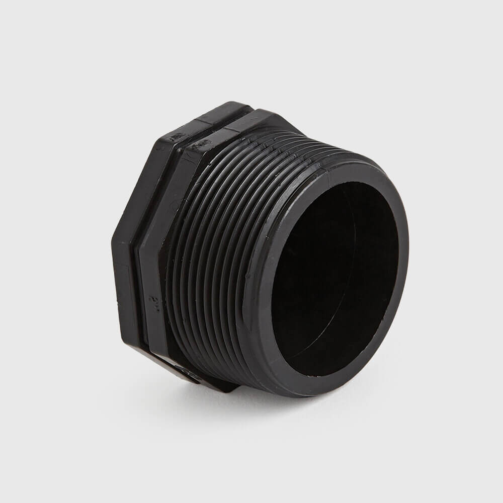 Bouchon PP 1/2" filetage mâle 10bar noir