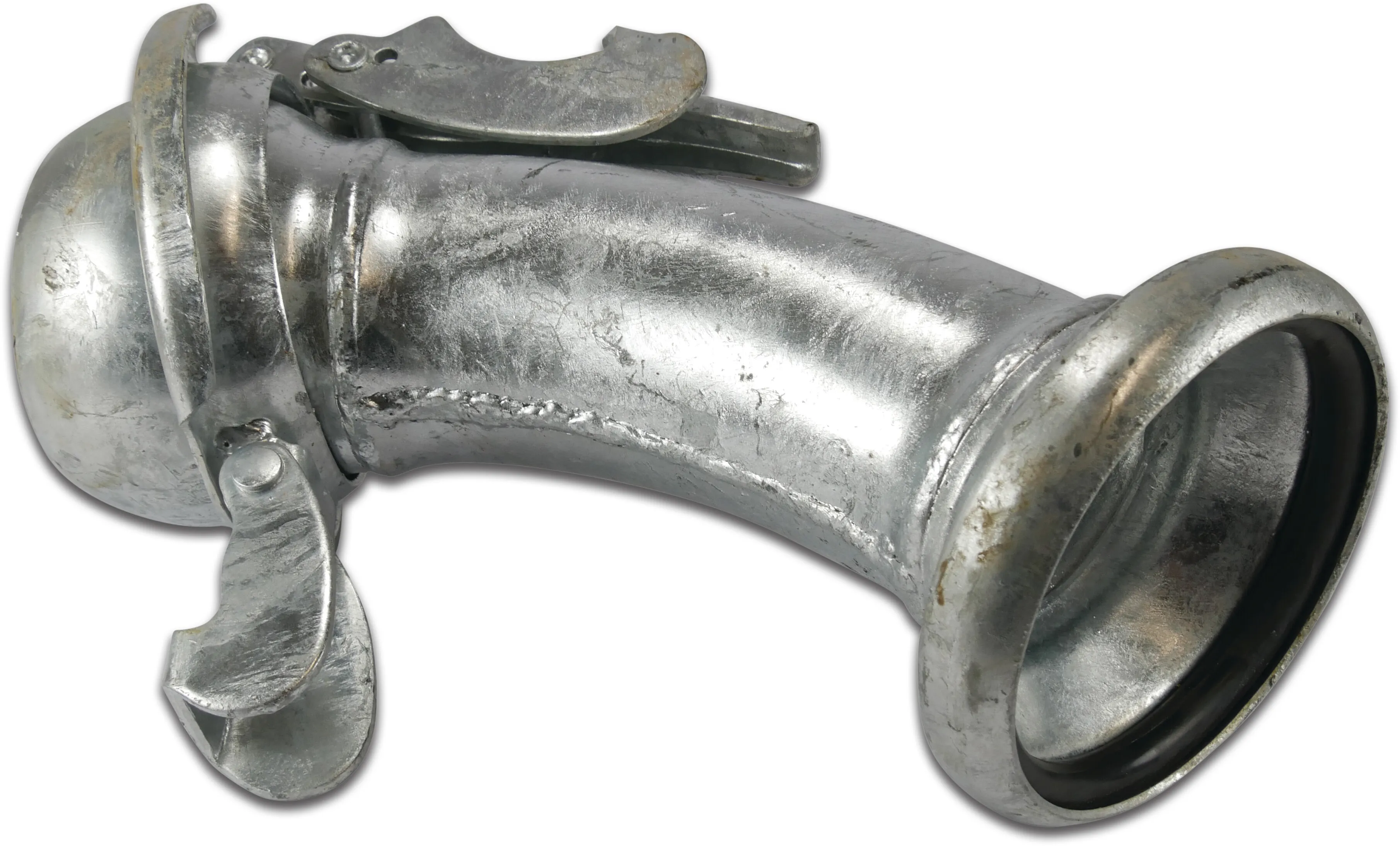 Bocht 45° staal V-deel Bauer x M-deel Bauer type Bauer S12