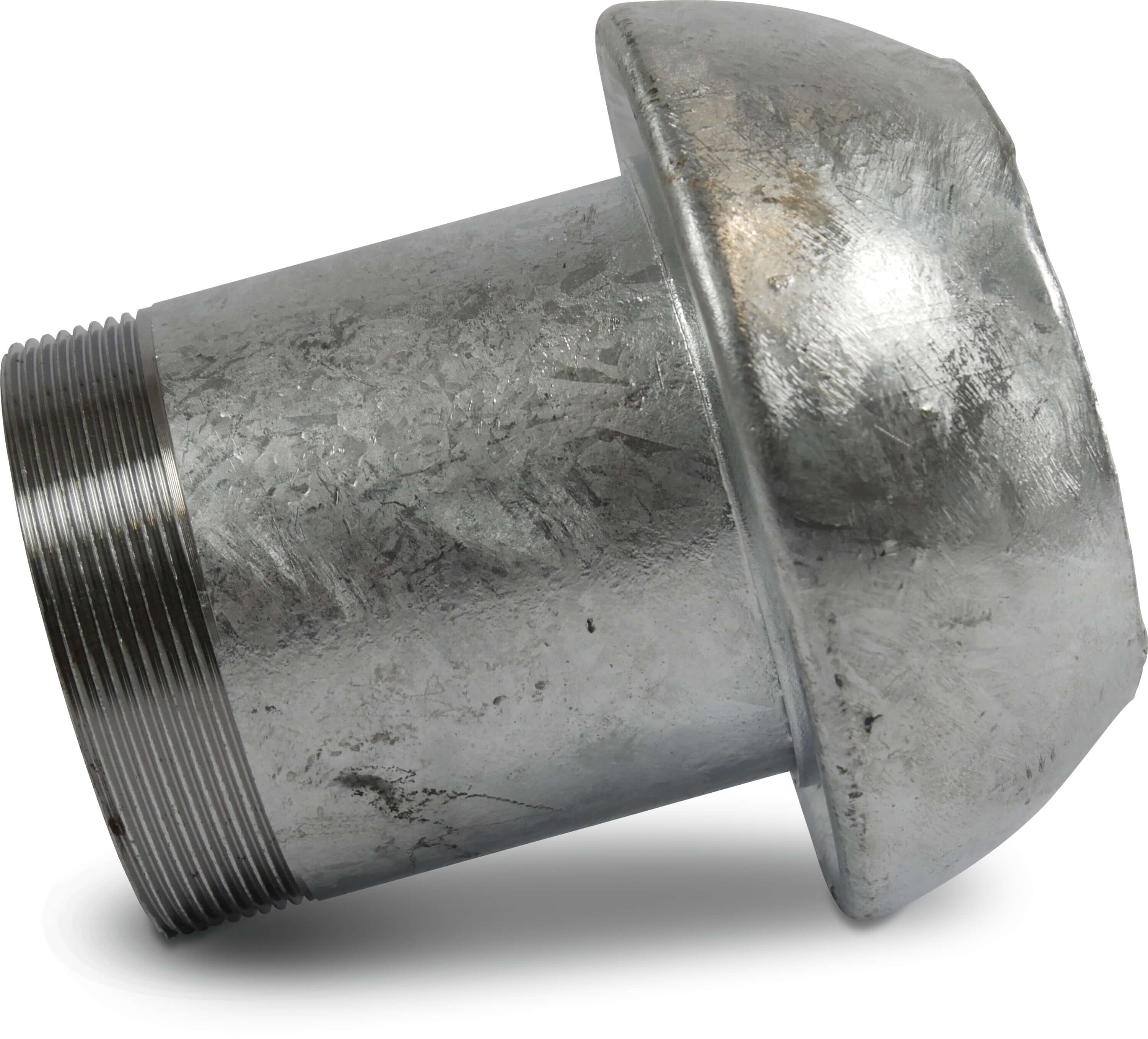 Quick coupler adaptor steel galvanised 89 mm x 2 1/2" male part Perrot x male thread type Perrot