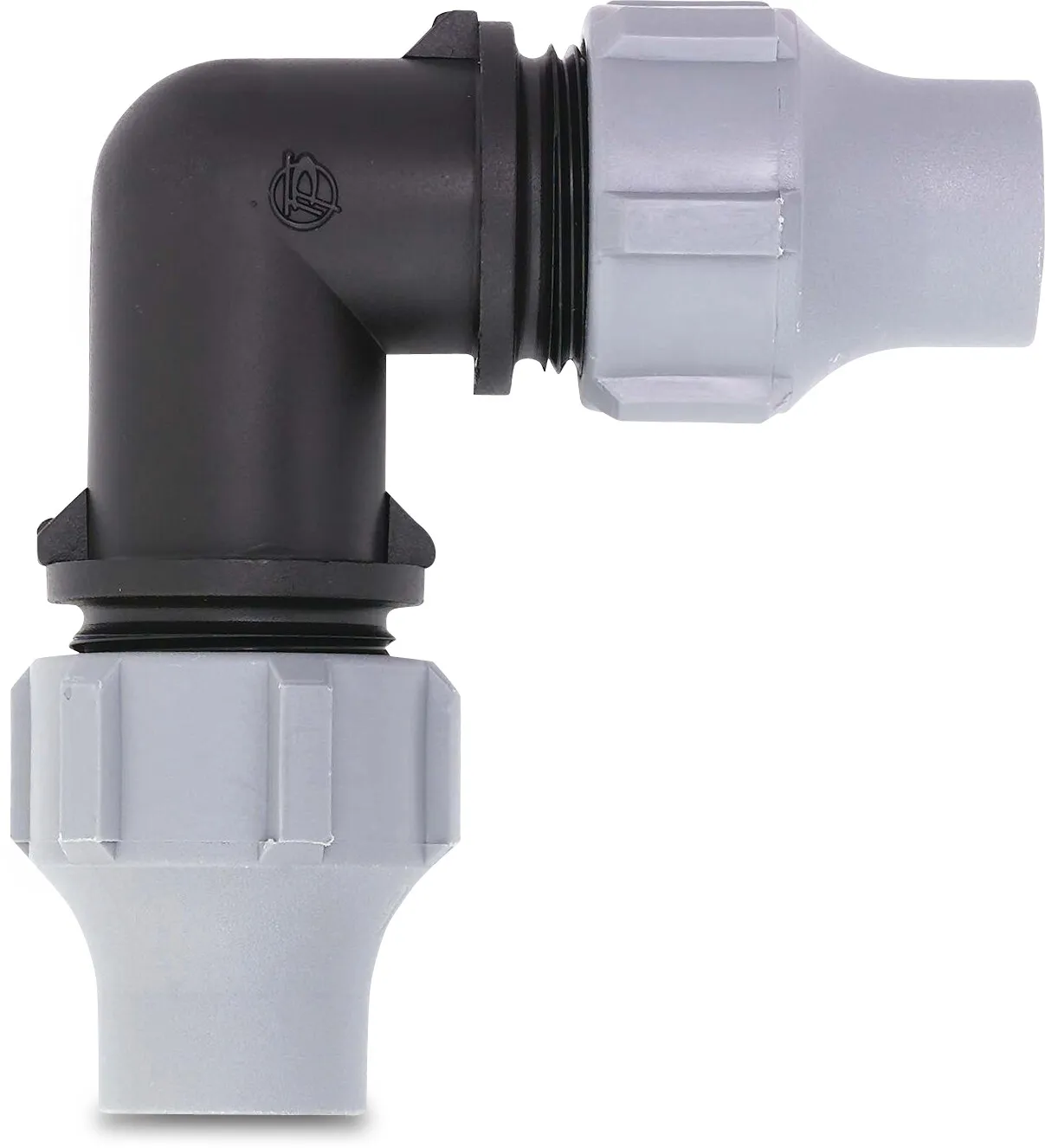 Tavlit Elbow 90° PP 16 mm lock 10bar