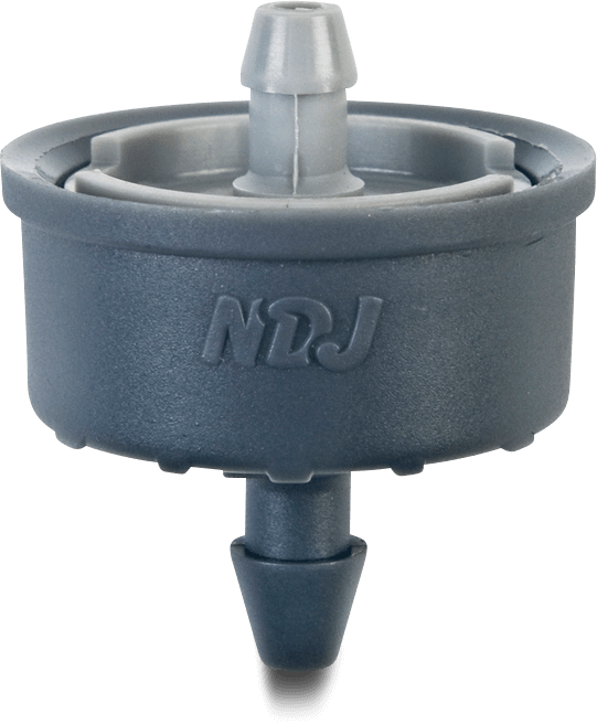 Pressure compensated non leakage button drippers