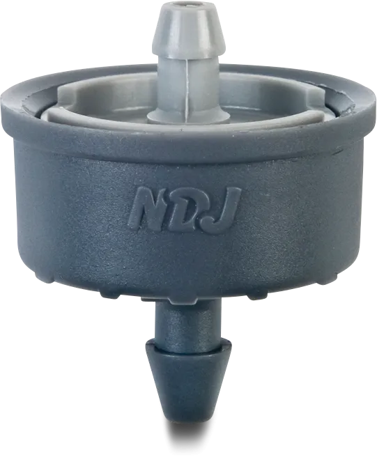 Pressure compensated non leakage button drippers