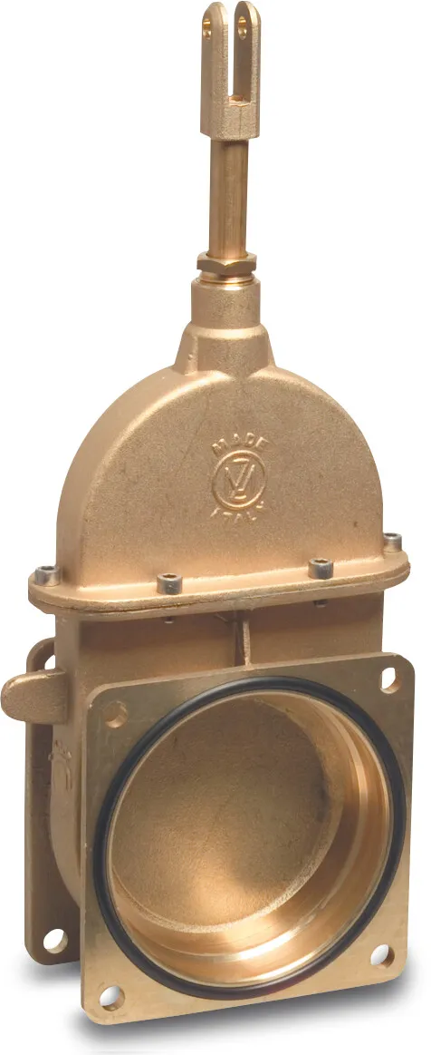 MZ Sluice valve brass 8" square flange 1,5bar type 0074