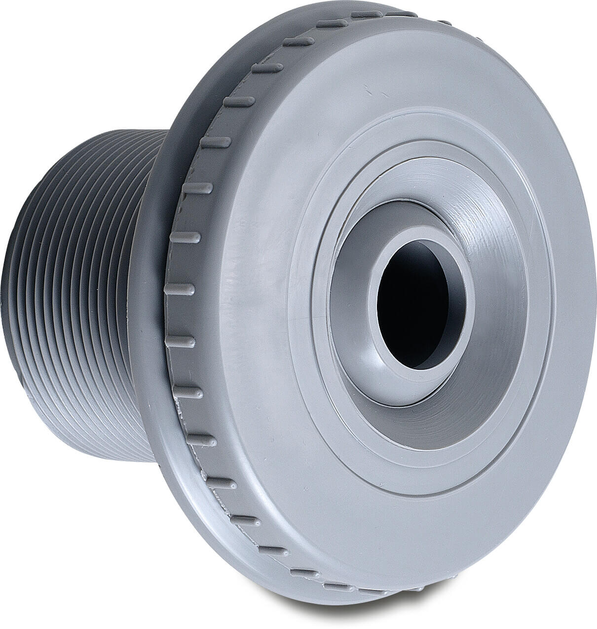 Hayward Adjustable outlet ABS 50 mm x 2" glue socket x male thread grey 22 mm nozzle