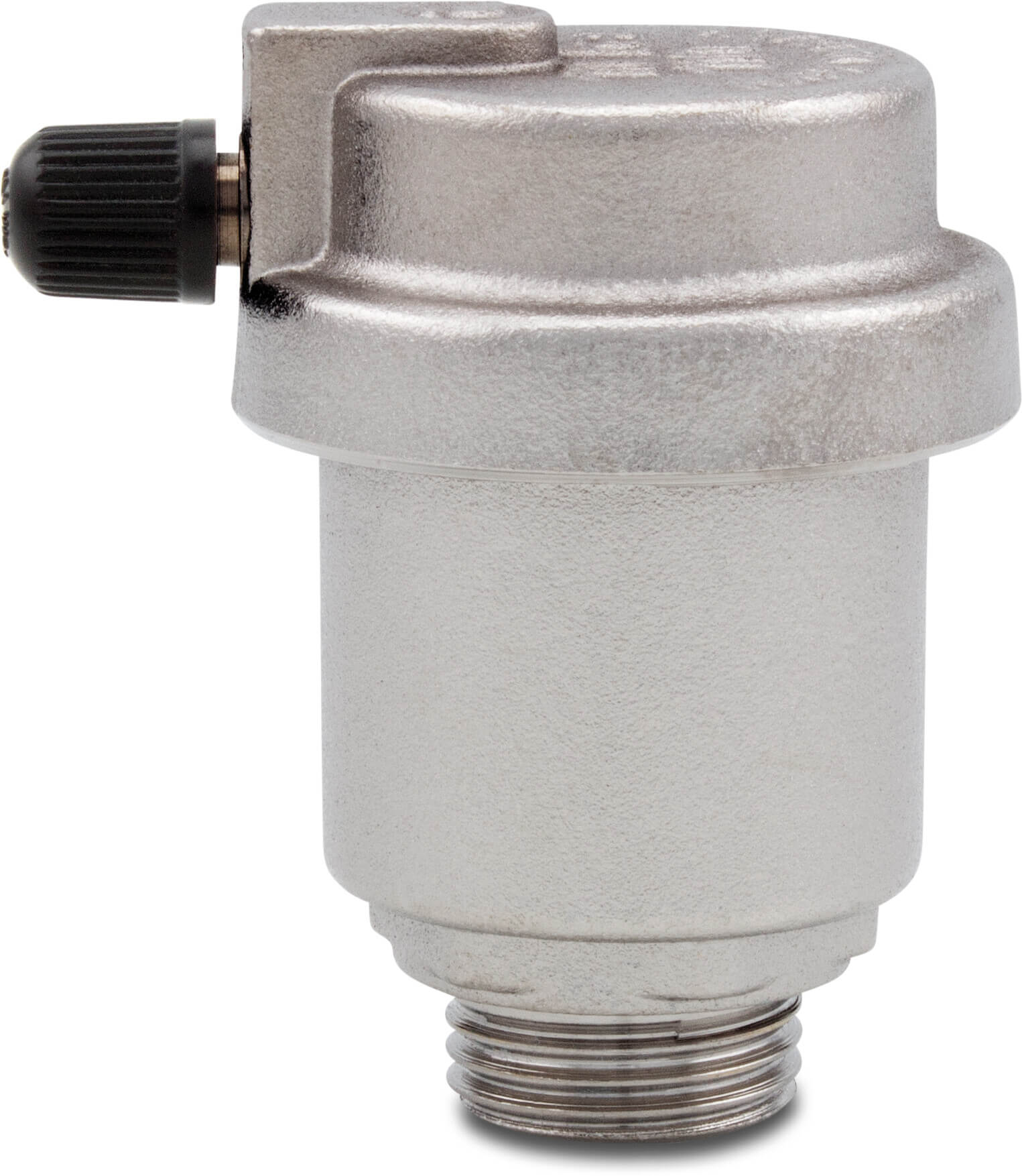 Itap Airvent brass nickel plated 1/2" male thread 10bar type 363 bottom connection - output side