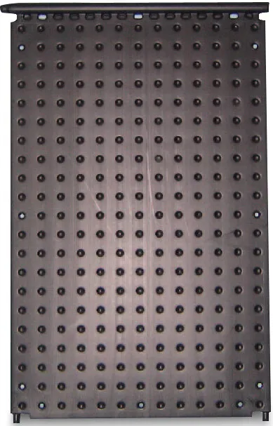 Panneau solaire HDPE 40 mm 4,5bar noir tube collecteur integré de 40 mm et 2 embouts de 25 mm type 1000