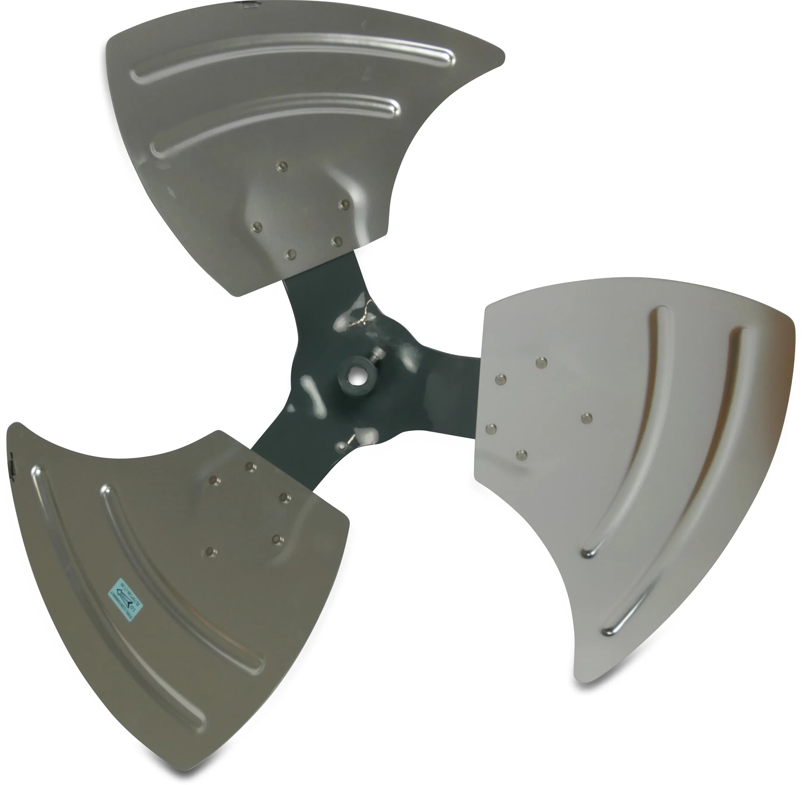 Axial Lüfterrad Aluminium glänzend 9005 rechtsdrehend