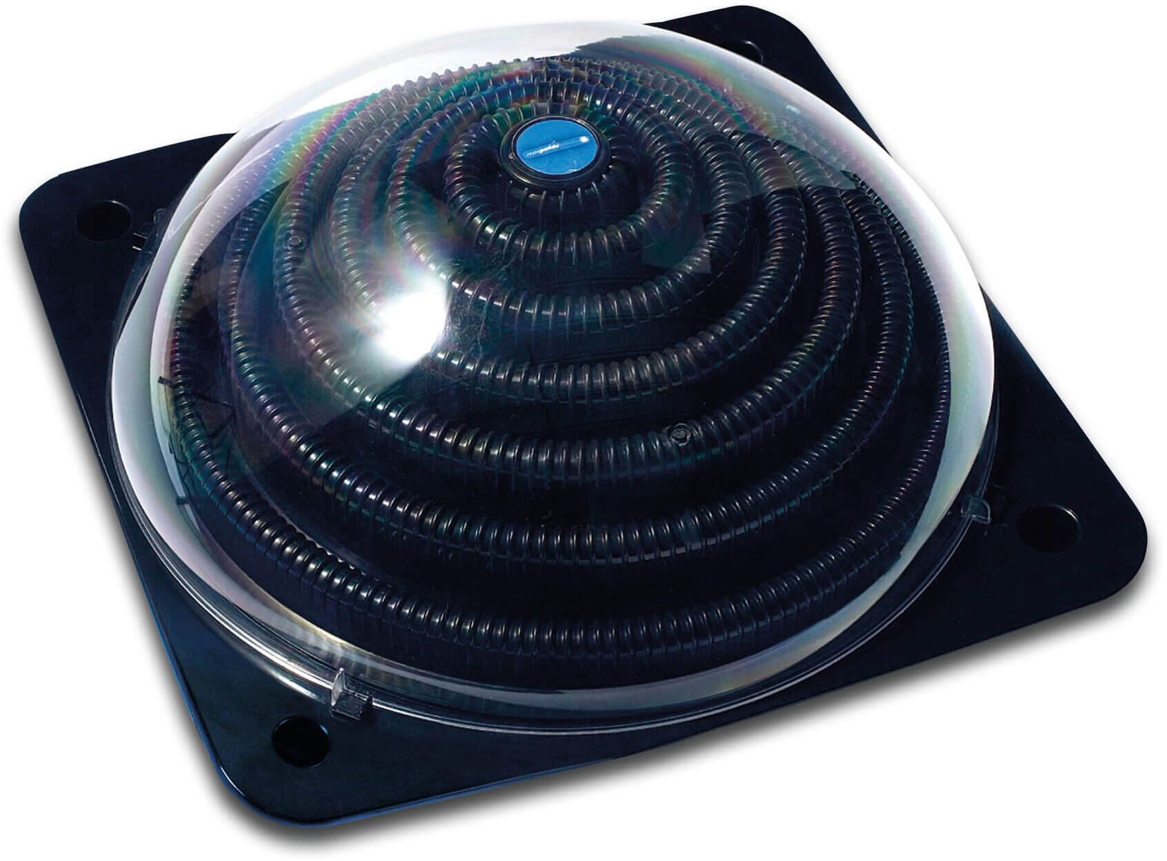 Solarheizung Polycarbonat 32/38 mm Schlauchtülle 1bar Schwarz 0,55m Typ Pyramid