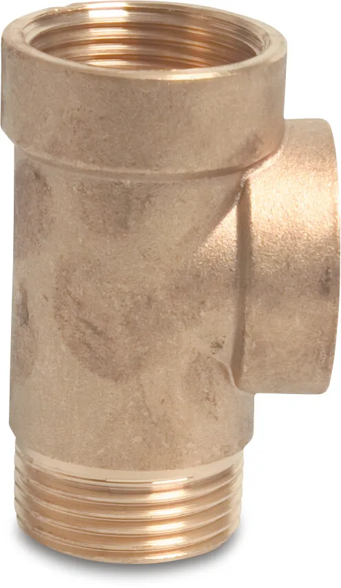 Profec Raccord laiton 10 bar filetage femelle x filetage femelle x filetage mâle type 3-voies