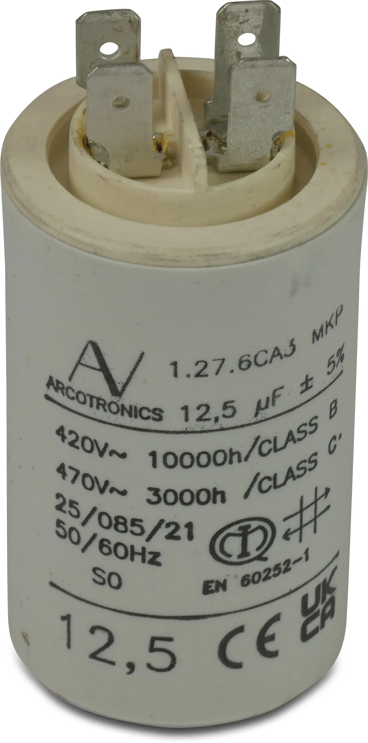 DAB Capacitor 12,5 µF for jetpumps and Euro Inox pumps