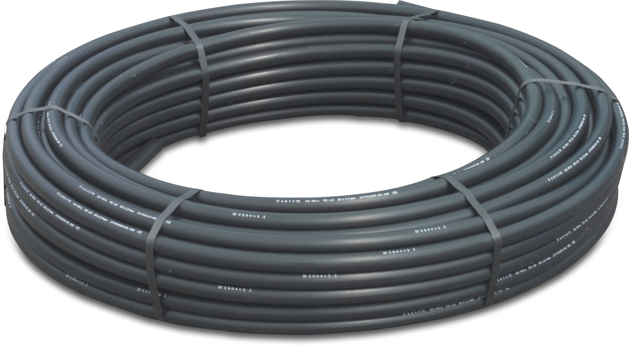 Druckrohr PE100 63 mm x 3,0 mm Glatt SDR21 8bar Schwarz 50m