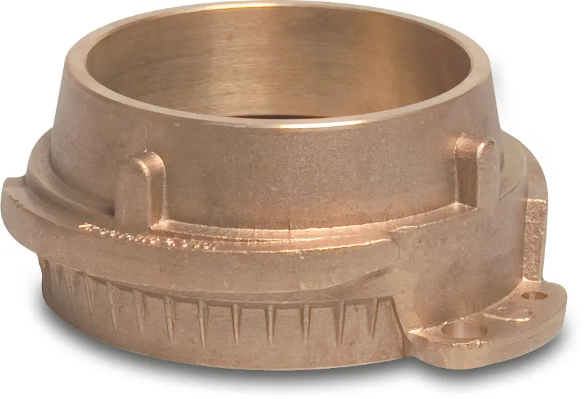 Tanker coupler brass DN80 x 3" male part TW x female thread type VK