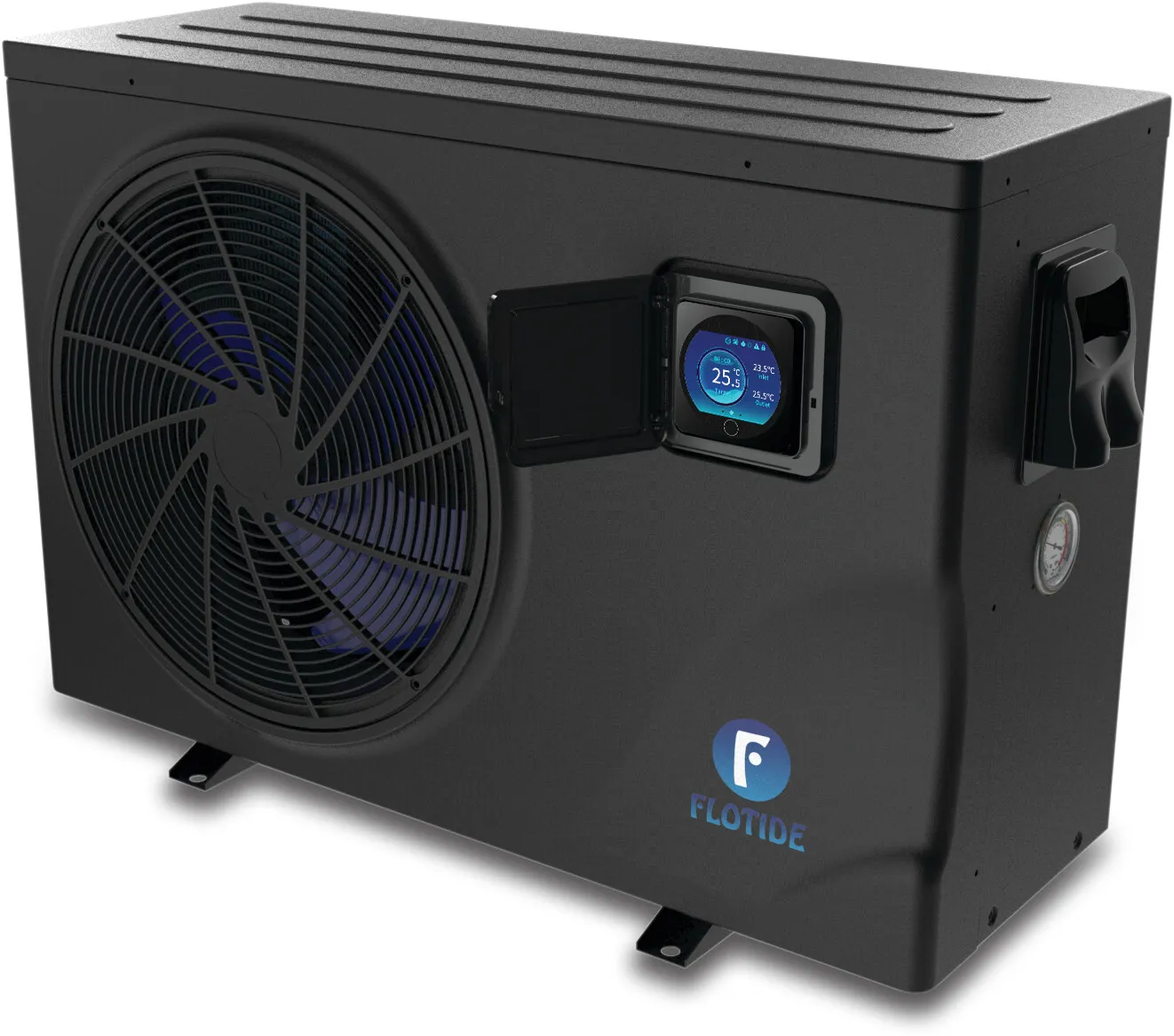 Flotide Heat pump Inverter ABS 50 mm 6,8A 230VAC black type horizontal SX UK Plug 6/32
