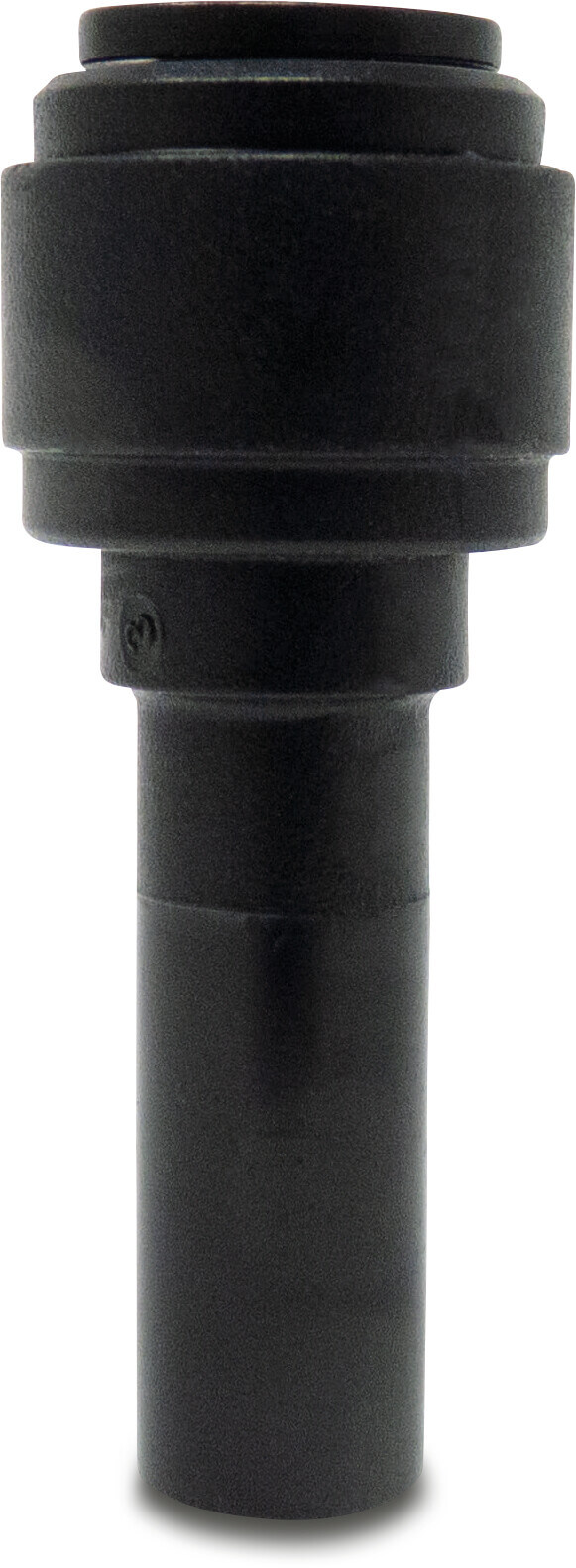 Reducer socket POM WRAS spigot x push-in black type Aquaspeed
