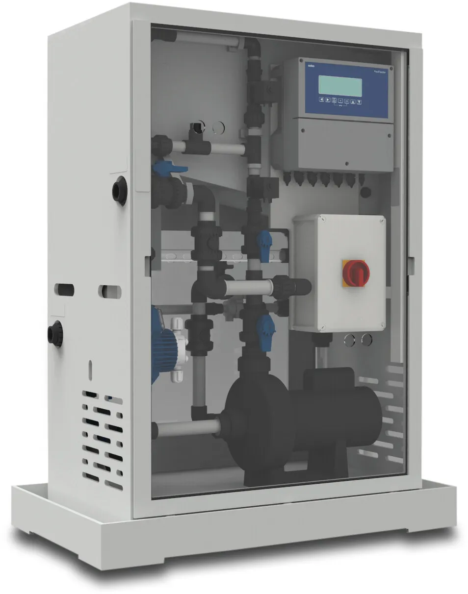 Seko Commerciele zwembad controle unit 3,5bar 230VAC type PoolFeeder tabs L