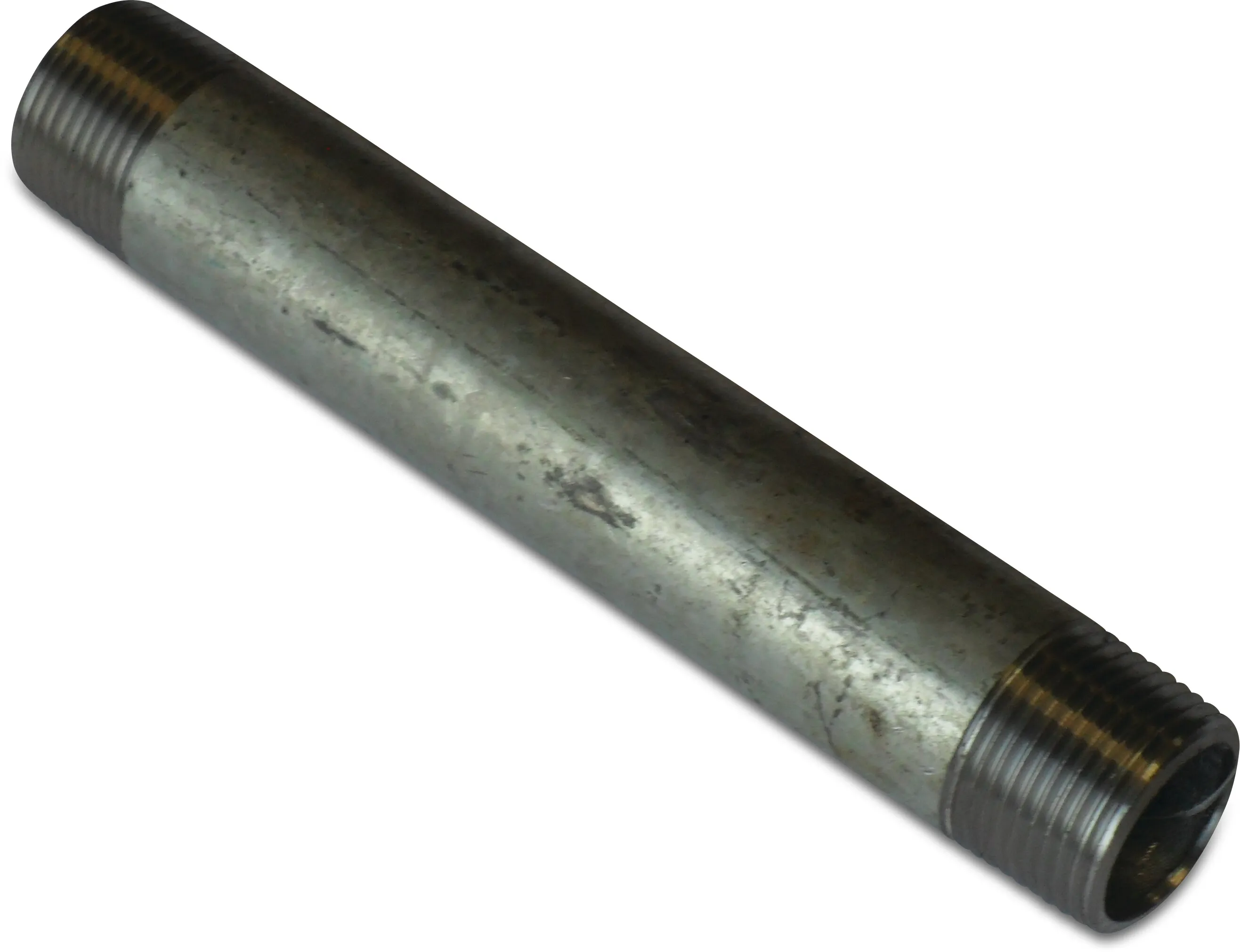 Profec Nr. 23 Pijpnippel staal gegalvaniseerd 1 1/4" buitendraad 120 mm P1