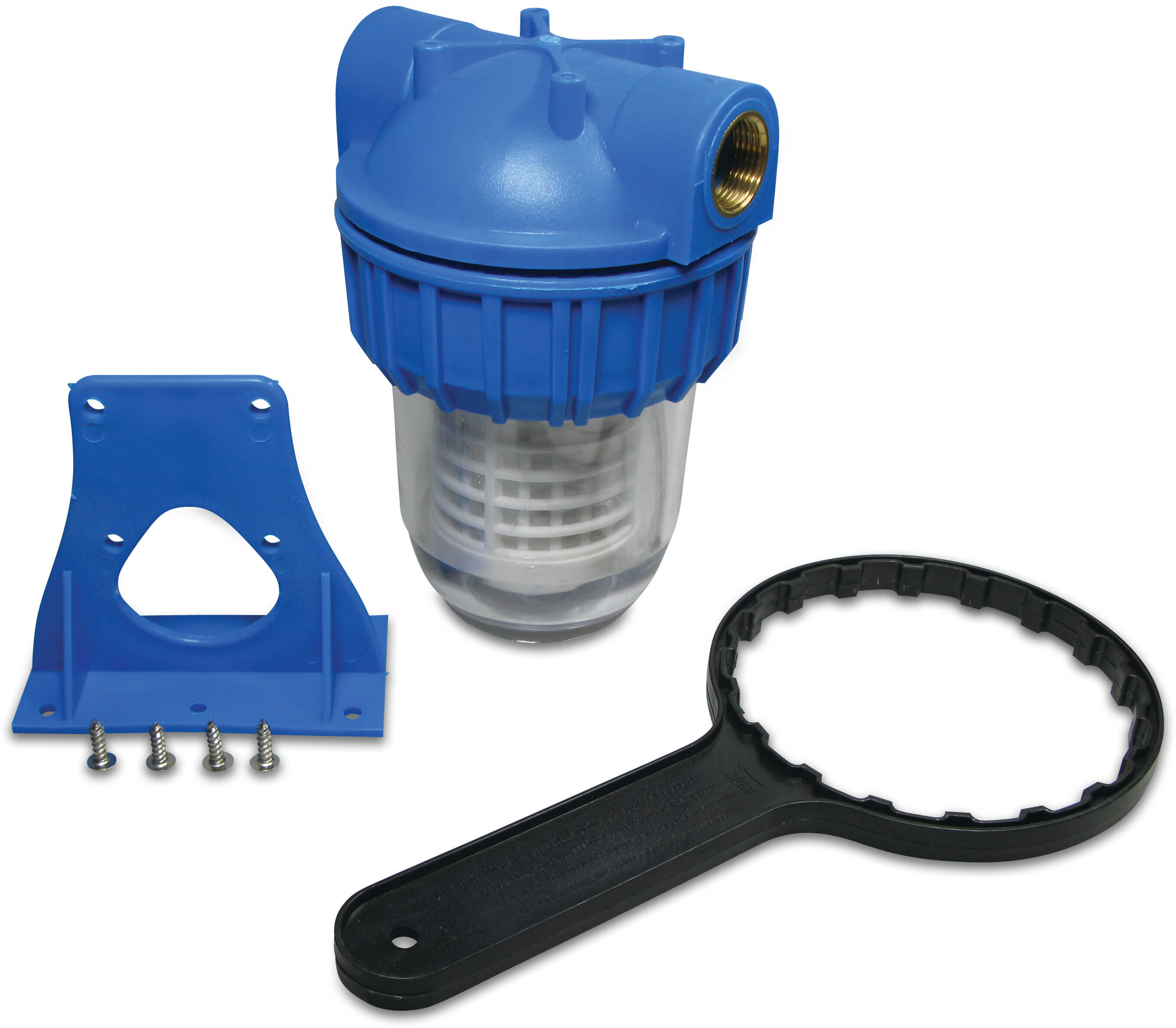 Wasserfilter 5" Kunststoff 1" Innengewinde 8bar L1