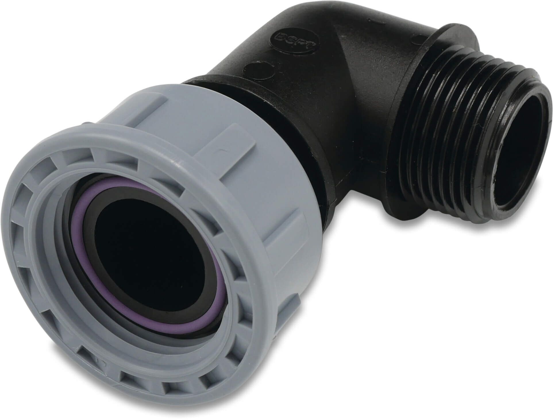 Tavlit Swivel elbow 90° PP 1" x 3/4" female thread x male thread 10bar