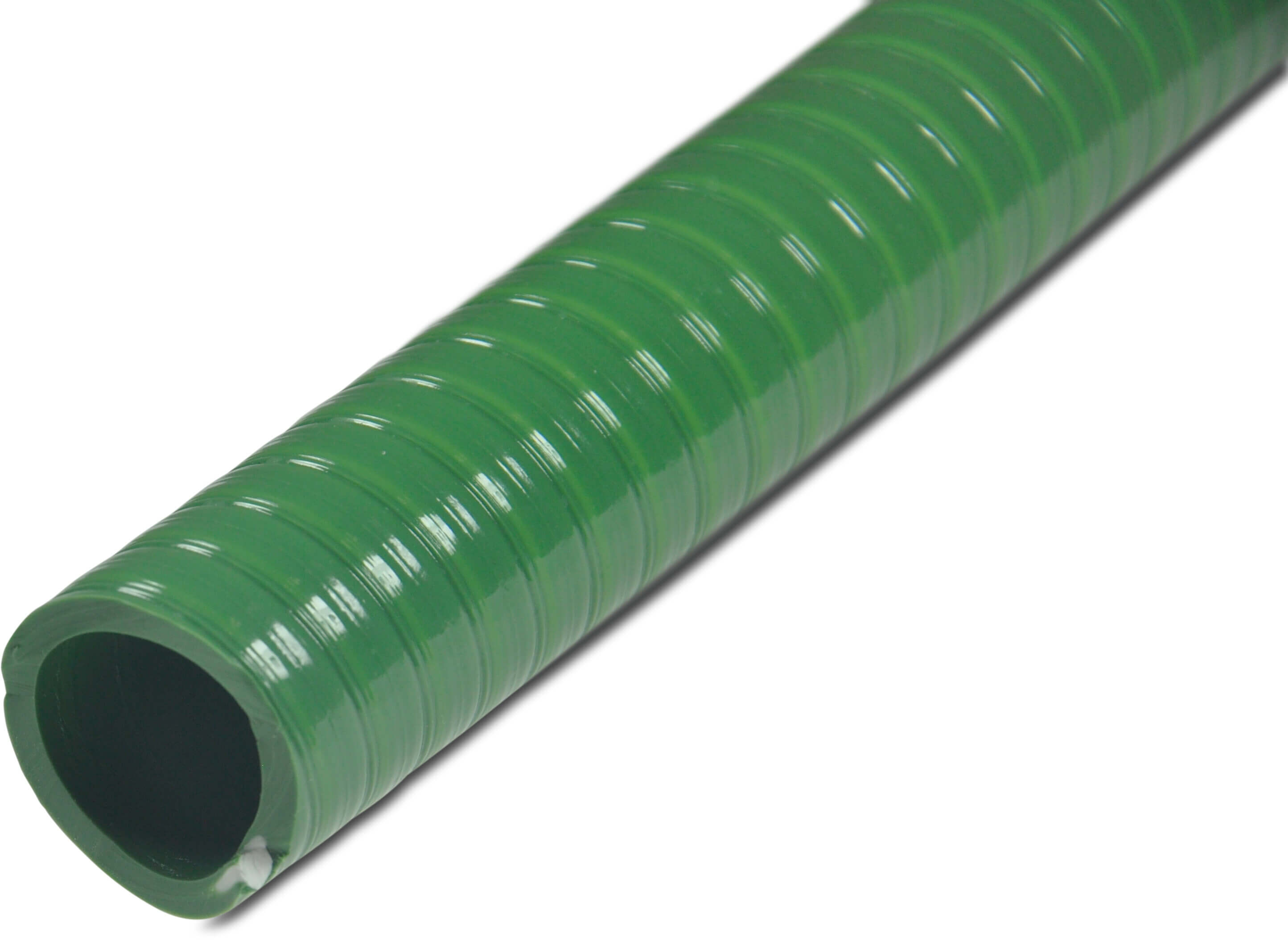 Spiral suction hose PVC 40 mm 5bar 0.85bar green 25m