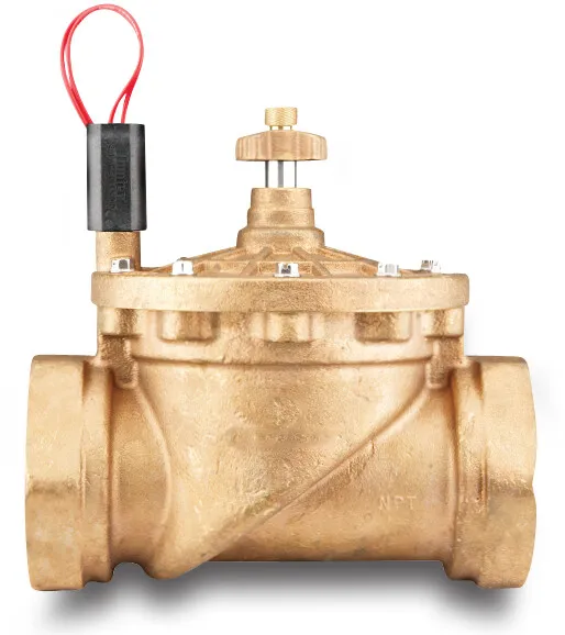 Hunter Solenoid valve brass 1" female thread 15bar 24VAC brass type IBV-101-GB with flow control