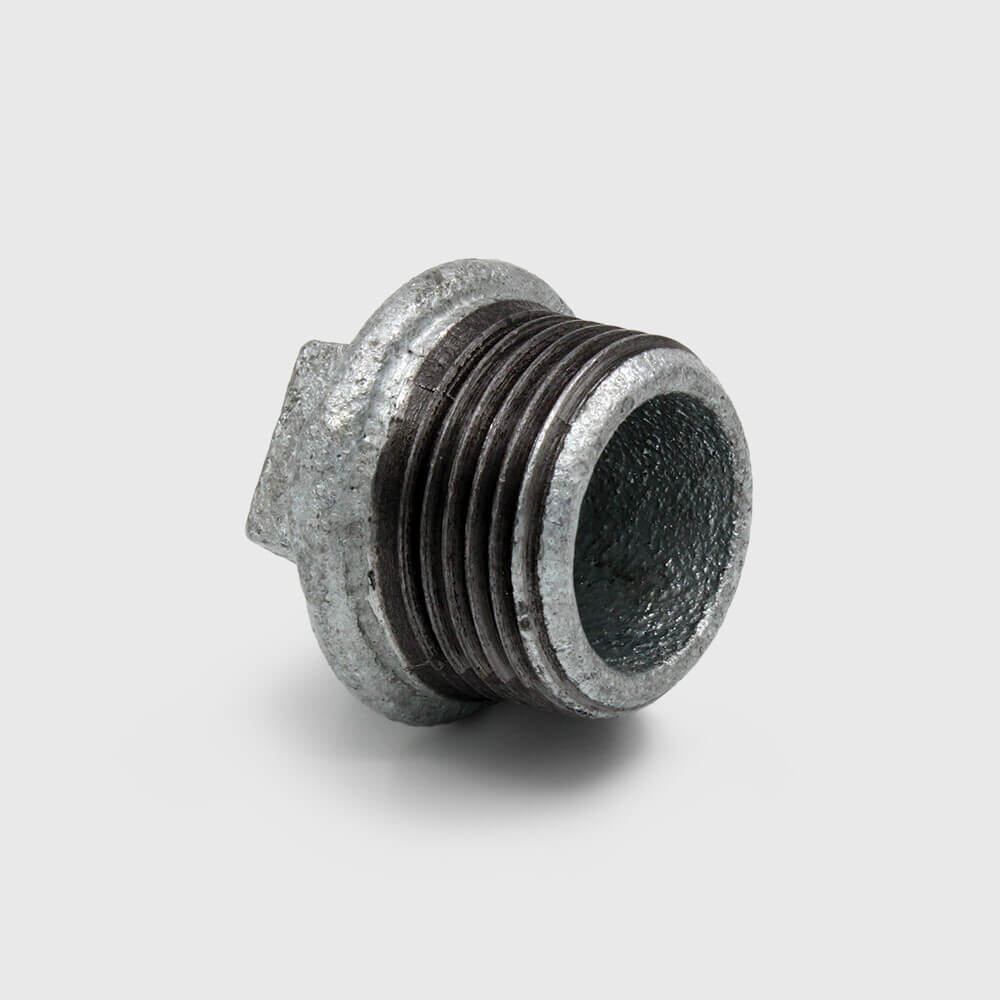 Profec Nr. 290 Plug cast iron galvanised 2 1/2" male thread 25bar DVGW