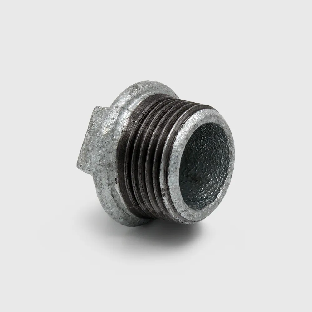 Profec Nr. 290 Plug cast iron galvanised 1 1/4" male thread 25bar DVGW