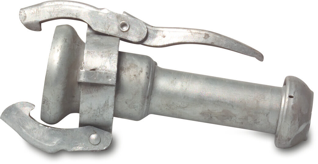 Quick coupler reducer steel galvanised 108 mm x 89 mm female part Perrot x male part Perrot type Perrot