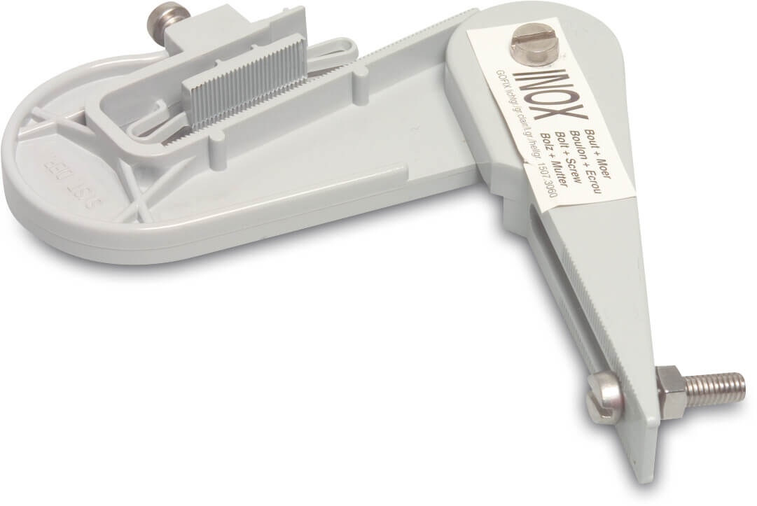 Gutter hook PVC-U grey