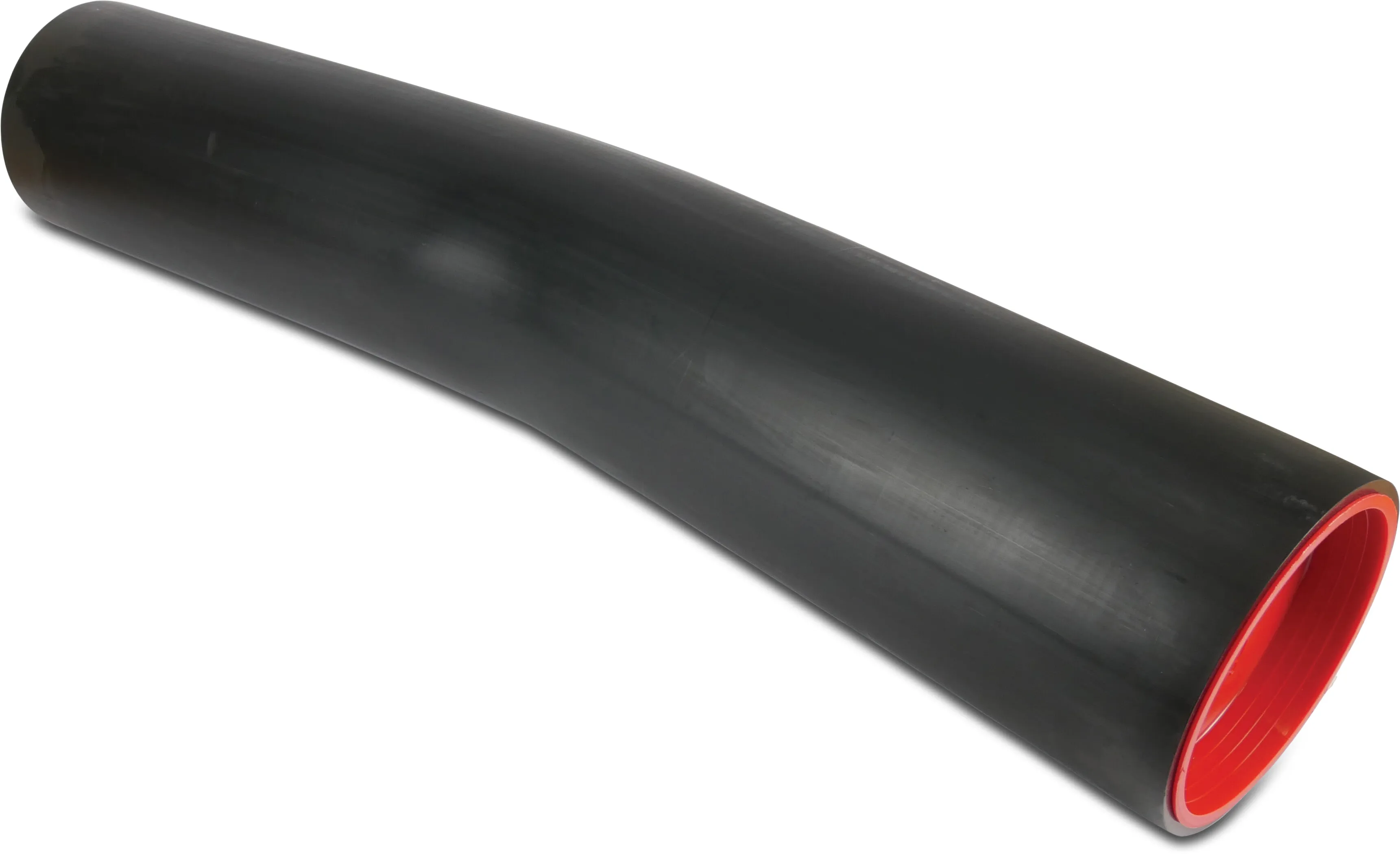Bend 11° PE100-RC 180 mm plain SDR17 10bar black DVGW type made from tubing