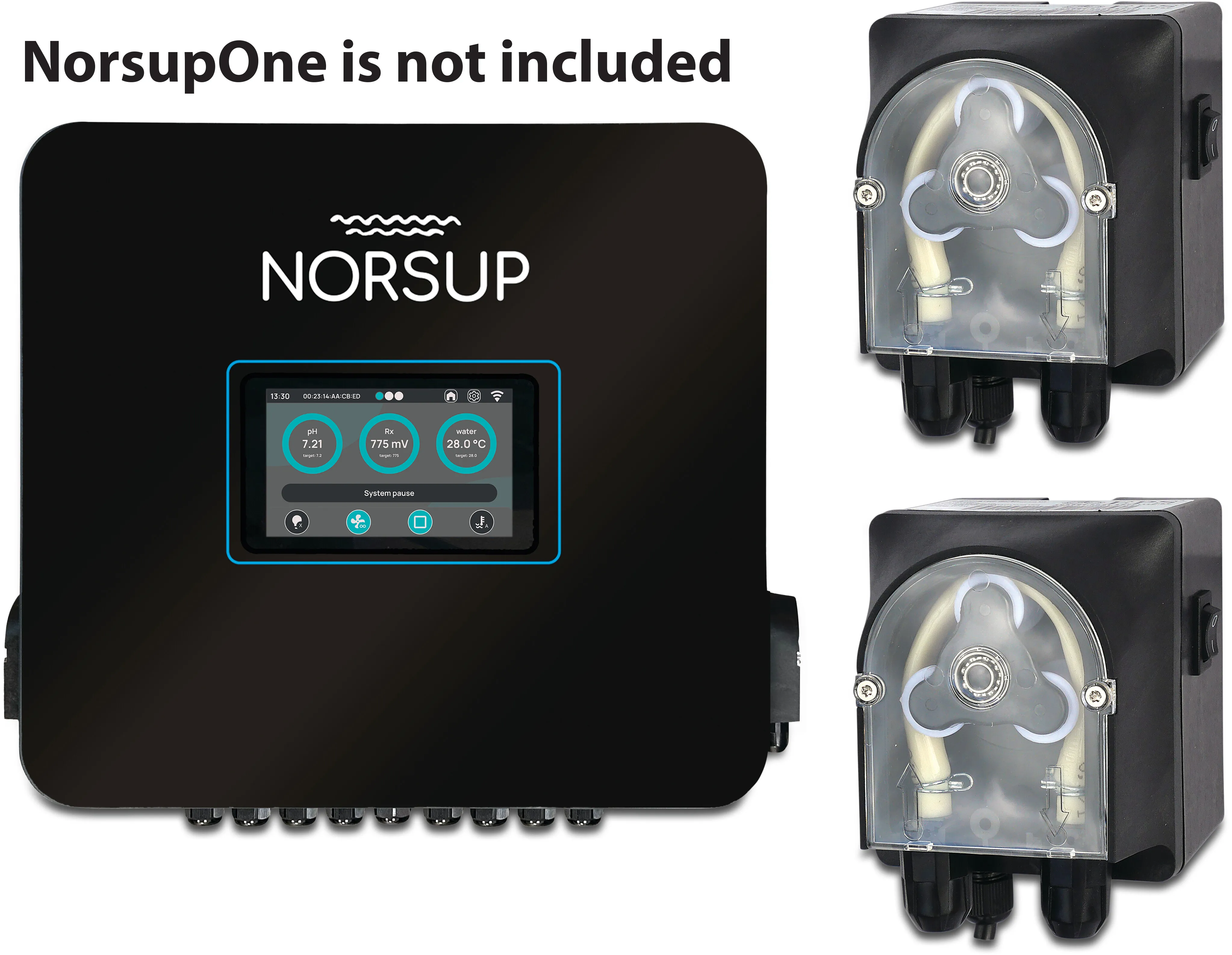 Norsup Water treatment kit pH + chlorine dosing modular type NorsupOne