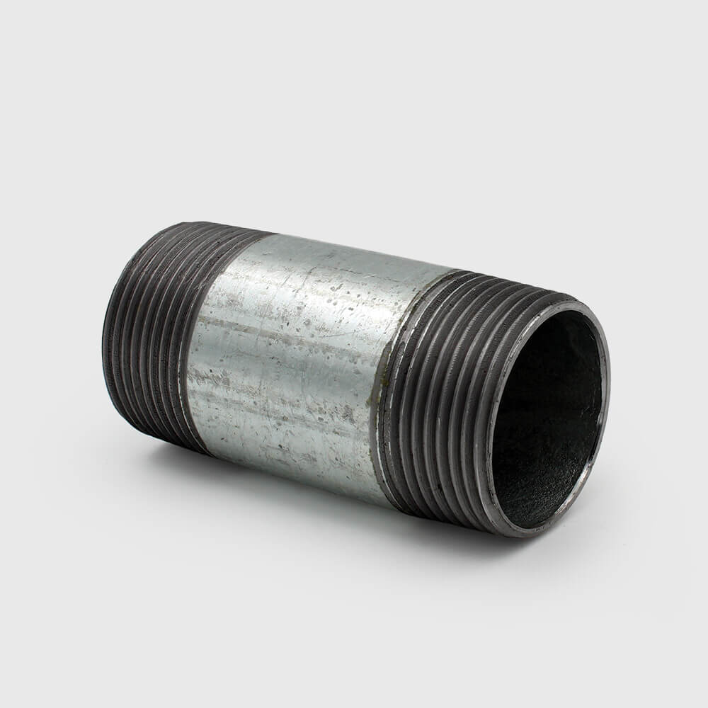 Profec Nr. 23 Mamelon tube acier galvanisé 1/2" filetage mâle 16bar 150 mm